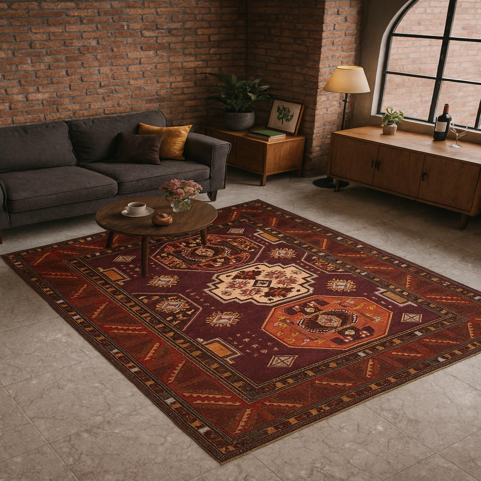 Tapis chambre et terrasse couverte pour créer un cocon douillet