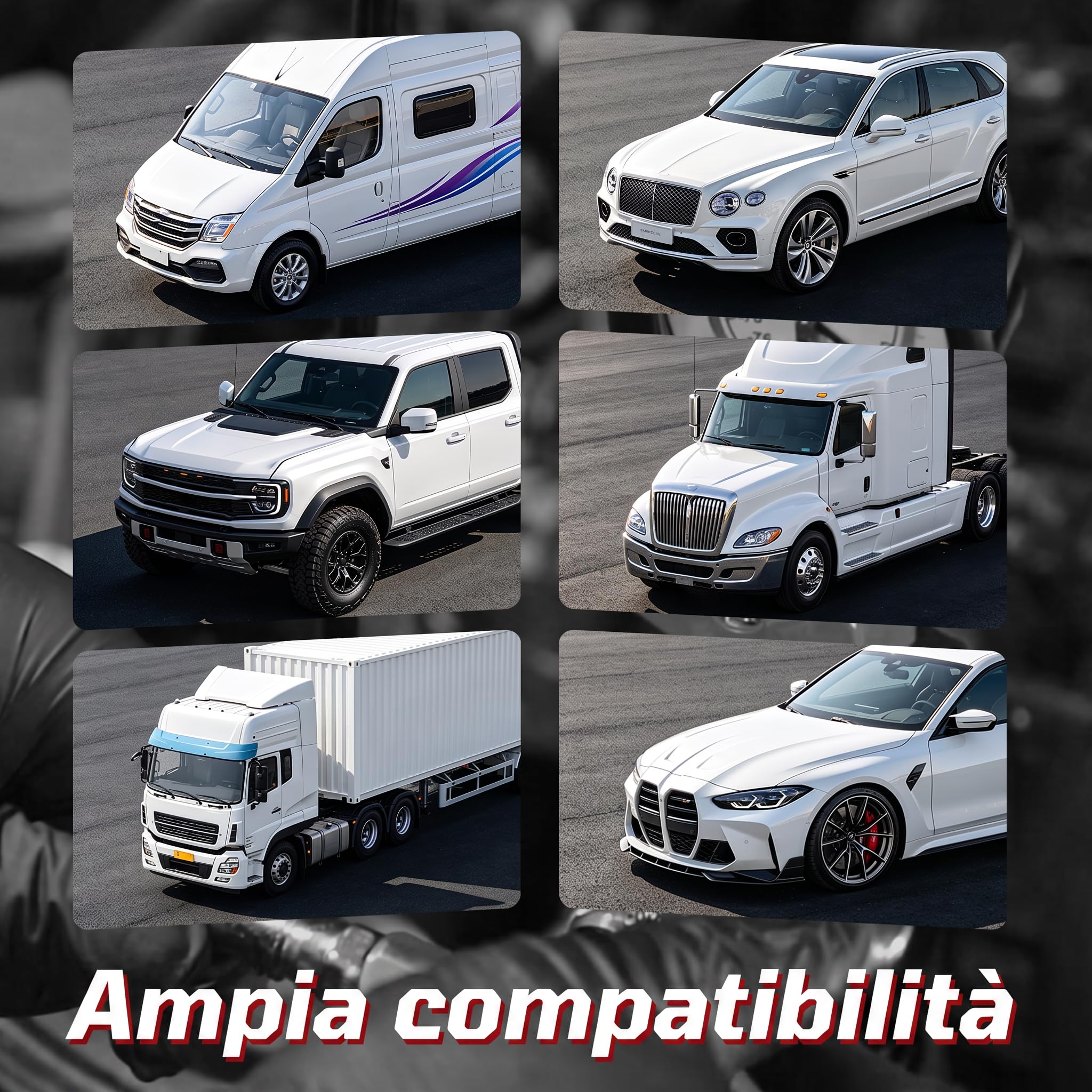KAISAL Kit di sfiato e ricarica per liquido refrigerante per auto | Riempitore pneumatico antigelo con manometro, 5 adattatori di dimensioni per tutti i veicoli