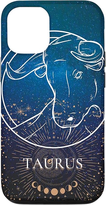 iPhone 12/12 Pro Taurus Zodiac Sign Astrology Lover Birthday Gifts SHSN Case