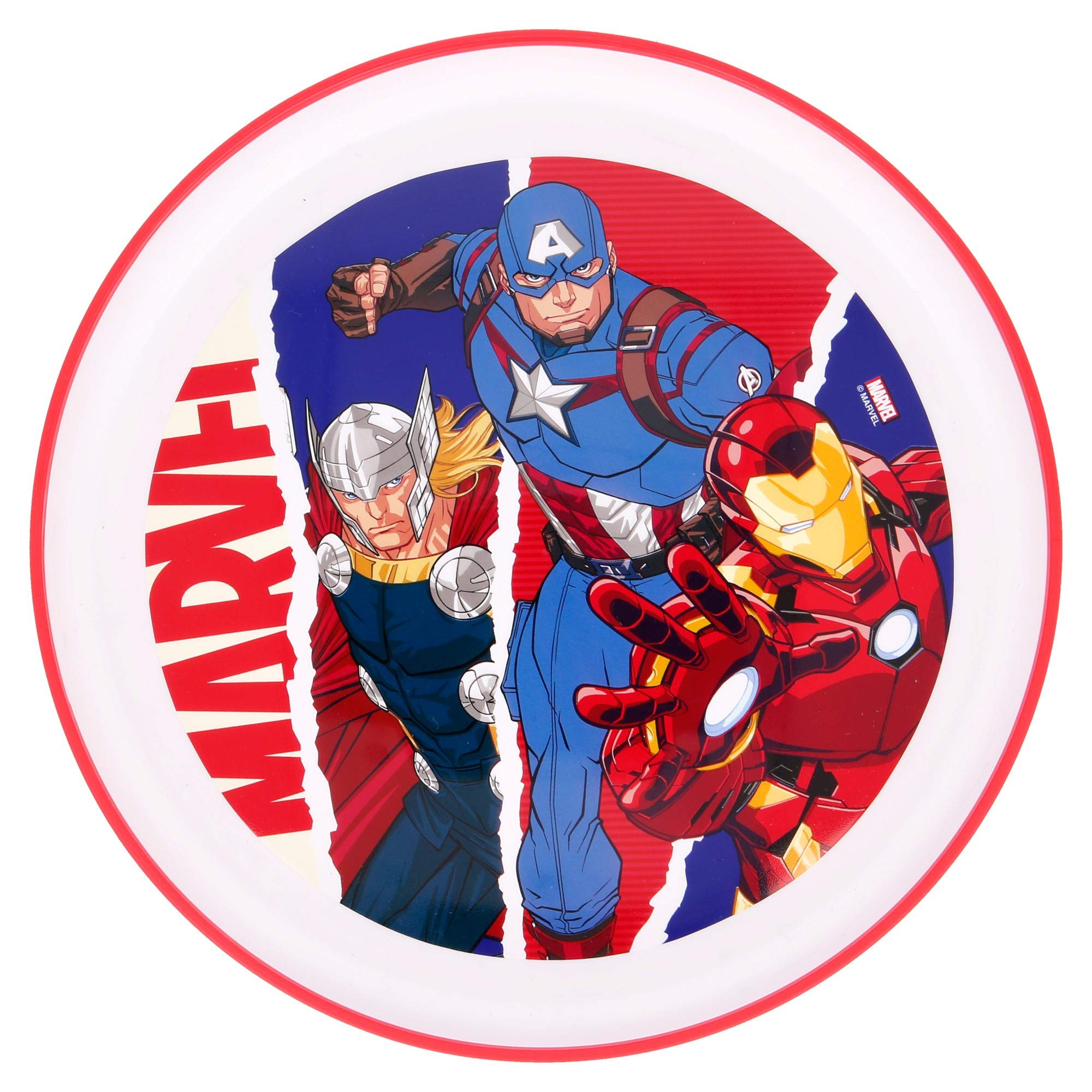 StorNon Slip Bicolor Premium Plate Avengers Comic Heroes