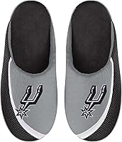 Vista 5 de FOCO Pantuflas NBA 2022 Big Logo Color Edge para hombre Golden State Warriors