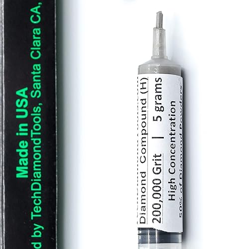 Vista 176 de TechDiamondTools Kit de 3 pasta de pulido compuesto de pulido de diamante fabricado en Estados Unidos 14000 100000 200000 grano para mármol vidrio