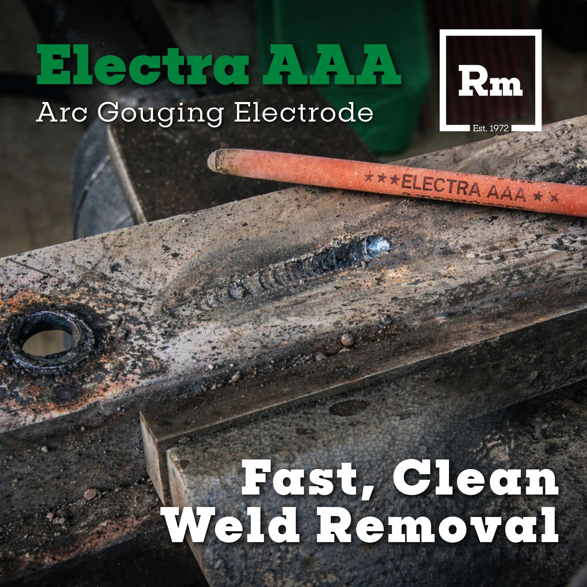 Rockmount Elettrodo di saldatura Electra AAA: diametro 1/8", scriccatura ad arco, taglio e piercing - 2 libbre