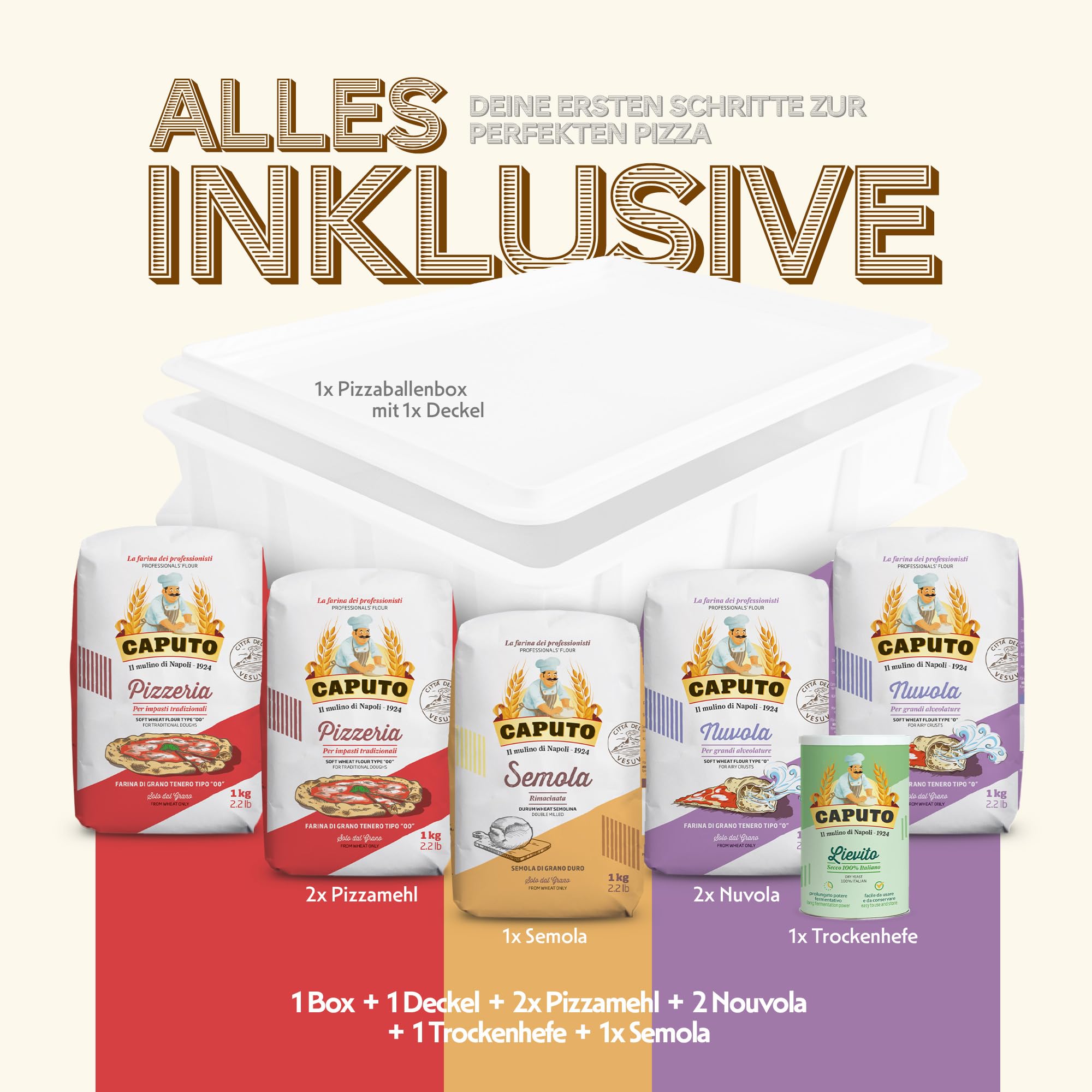 Pizza Lover 4in1 Pizzastein-Set - Für Backofen & Grill Bis 800°C