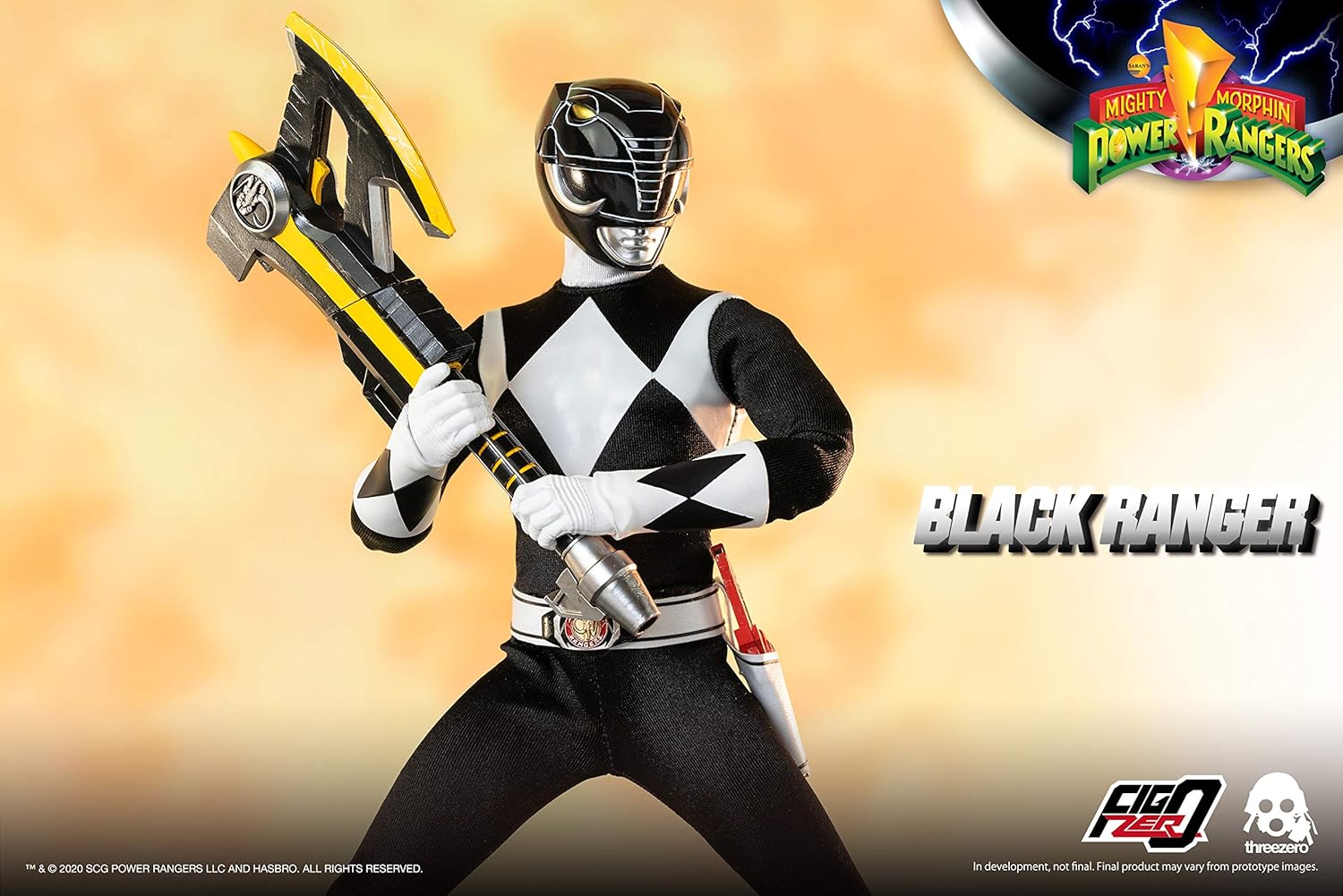Mighty Morphin Power Rangers: Black Ranger 1:6 Scale Collectible Figure