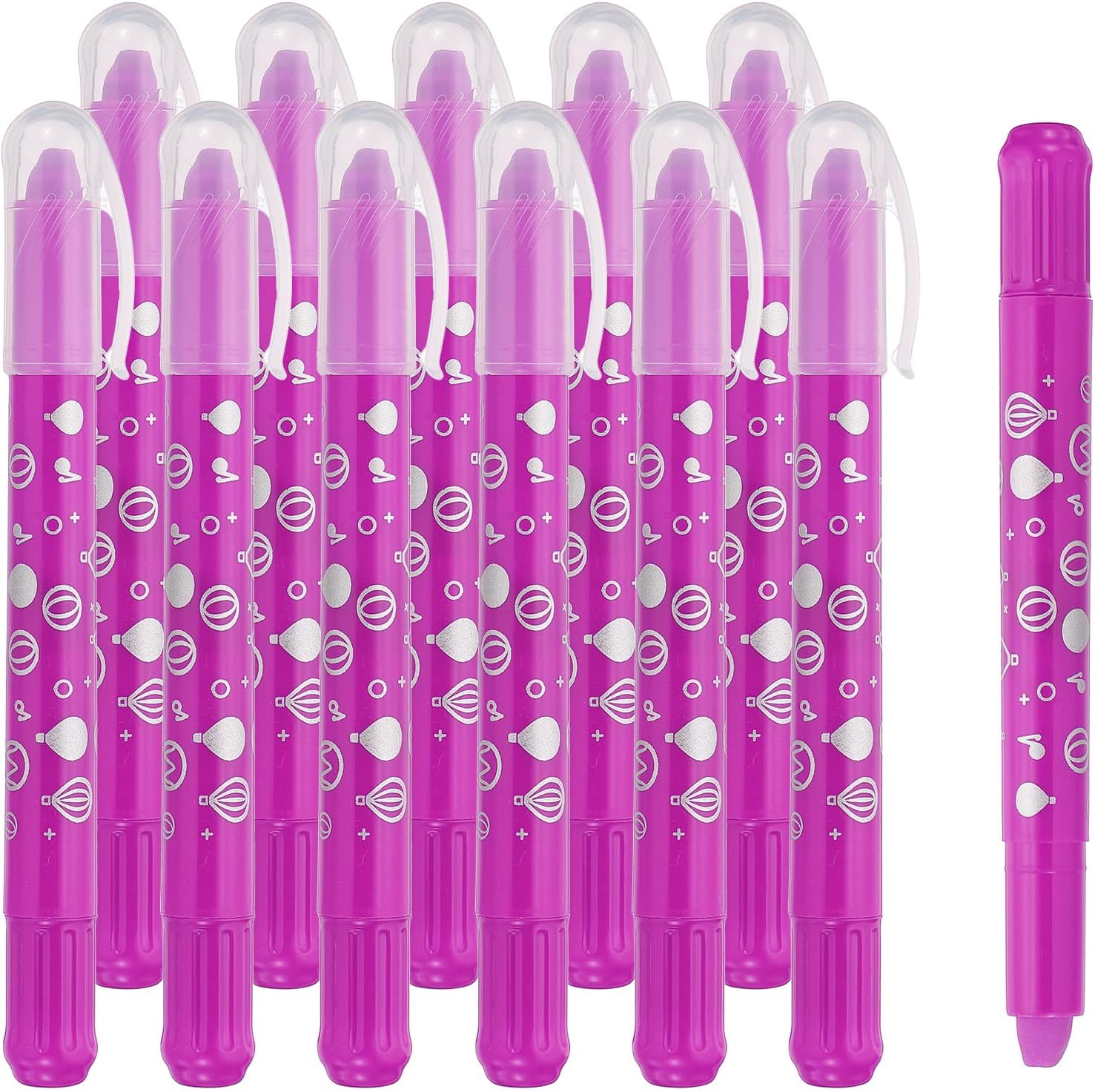 PATIKIL Watercolor Gel Crayon, 12Pcs Washable Twist Coloring Crayons Bulk Blendable for Coloring, Drawing, Painting, Beige Crayon