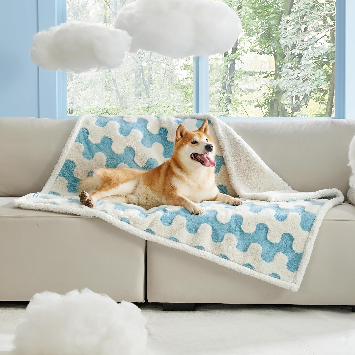 Amazon.com : Lesure Waterproof Dog Blanket for Large Dogs - Washable ...