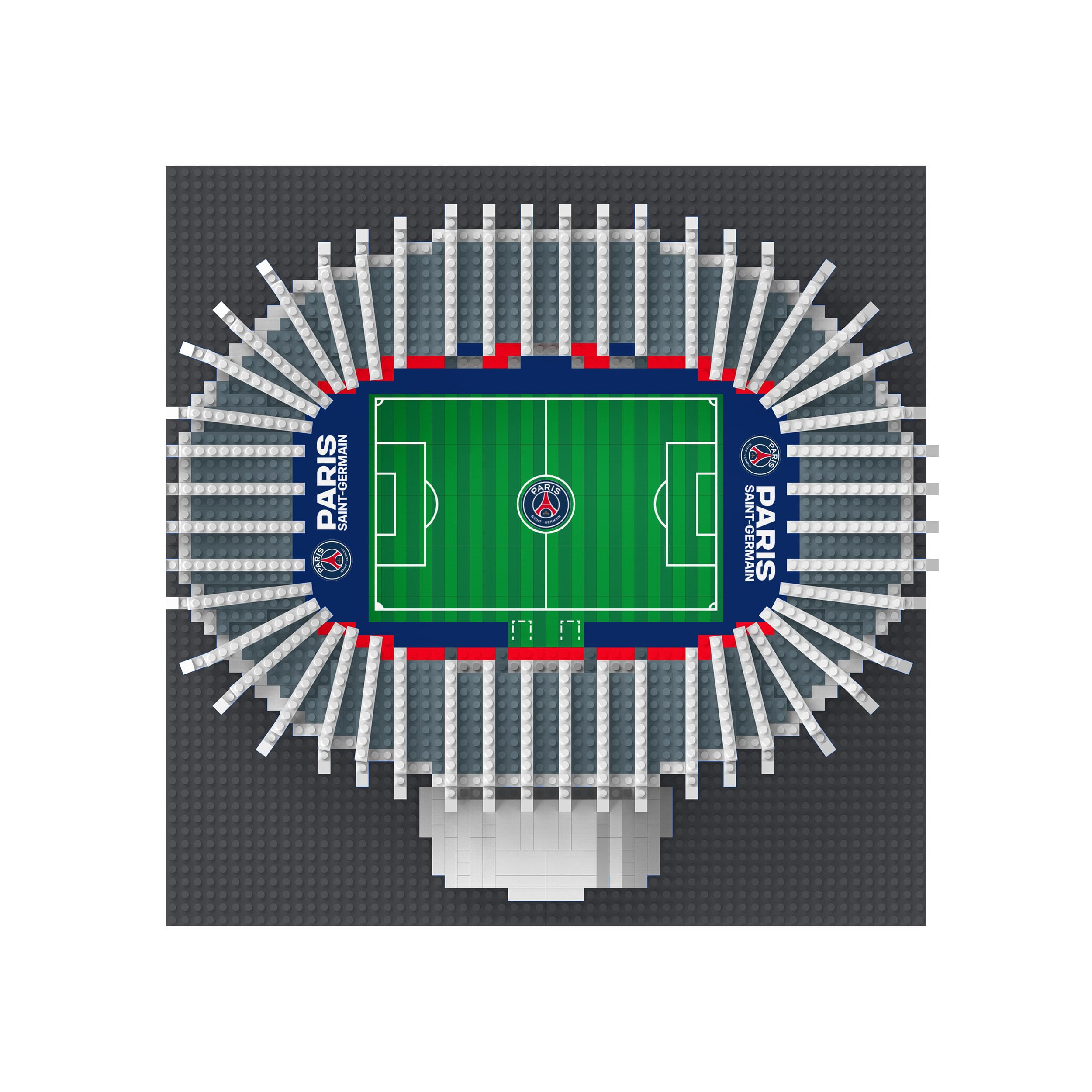 FOCO Produit sous Licence Officielle Paris Saint-Germain FC Parc des Princes BRXLZ Stade 3D Briques Modèle