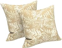 Vista 40 de LVTXIII - Juego de fundas para cojines de sofá, patio o sillón de exteriores, cuadradas y decorativas, 2 unidades de 16" x 16", sin relleno