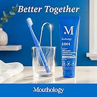 Vista 9 de Mouthology Raspador de lengua (paquete de 2), reduce el mal aliento (fundas de viaje incluidas), limpiadores de lengua de acero inoxidable, raspador