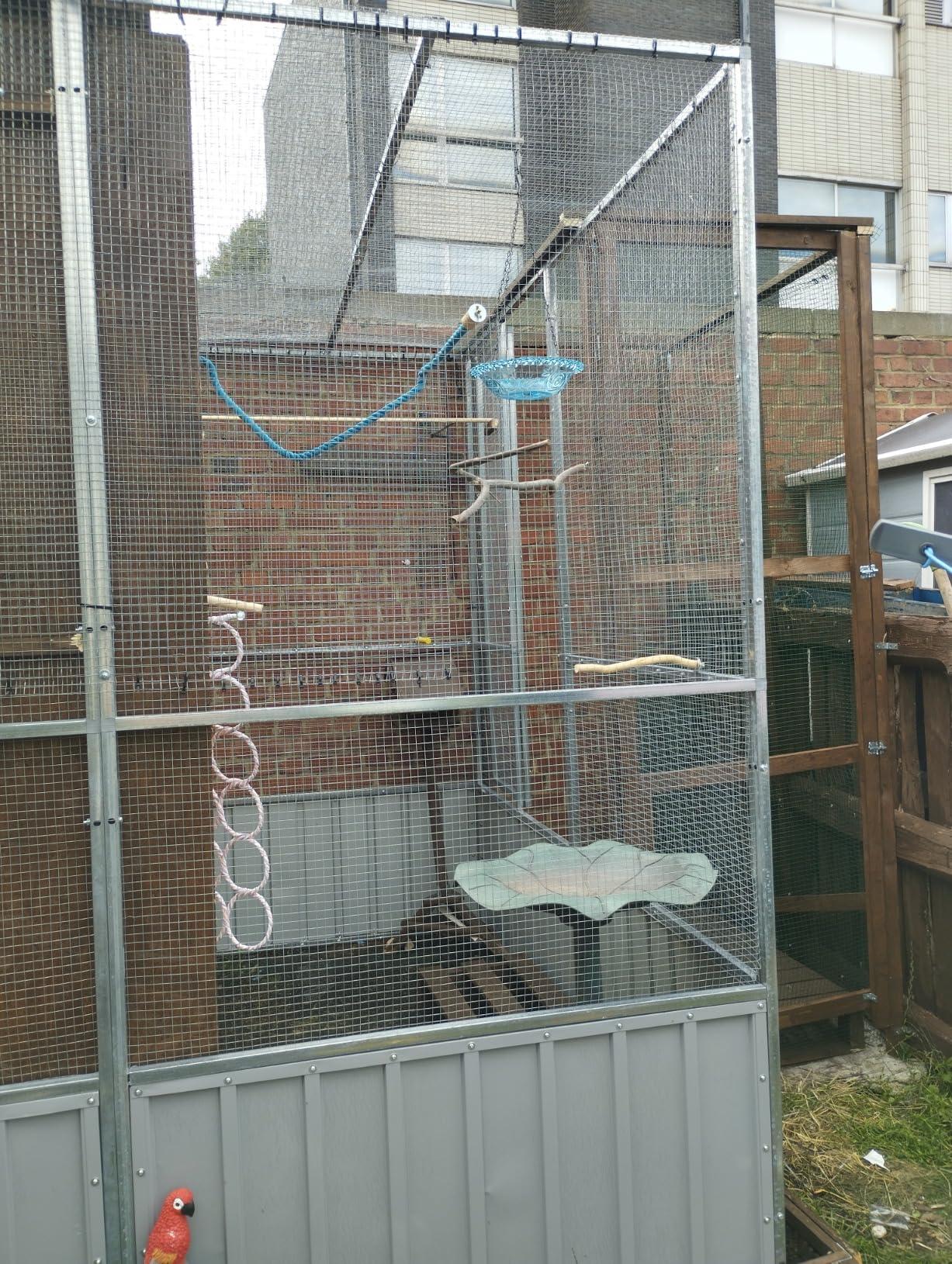 vidaXL Bird Cage Home Garden Pigeon Budgie Cage Bird Training House ...