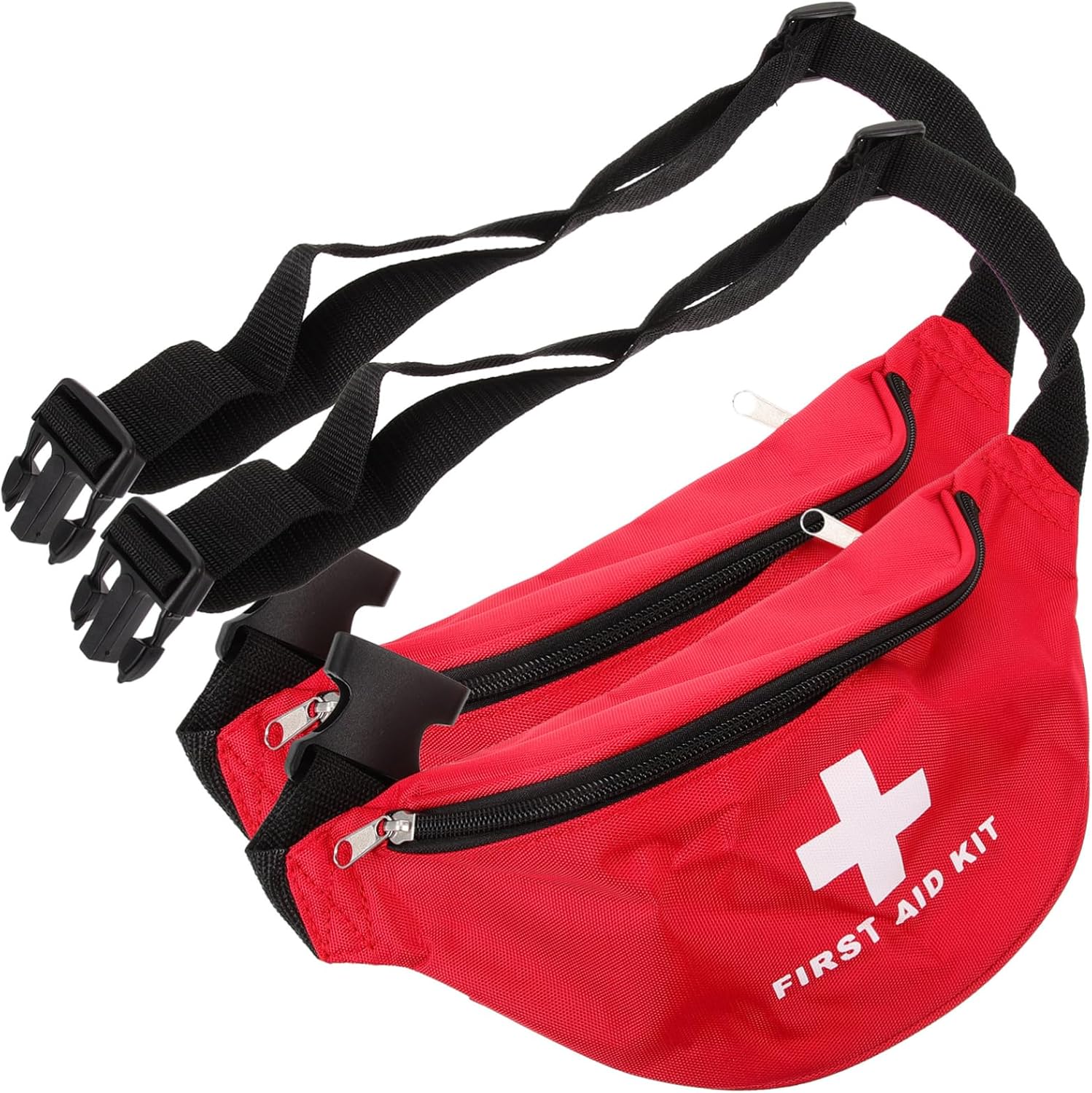 2Pcs Outdoor Emergency Medicine Bag Large Waist Pouch for Travel First Aid Kit Durable Medical Supply Bag for Hiking Camping and Sports Activities