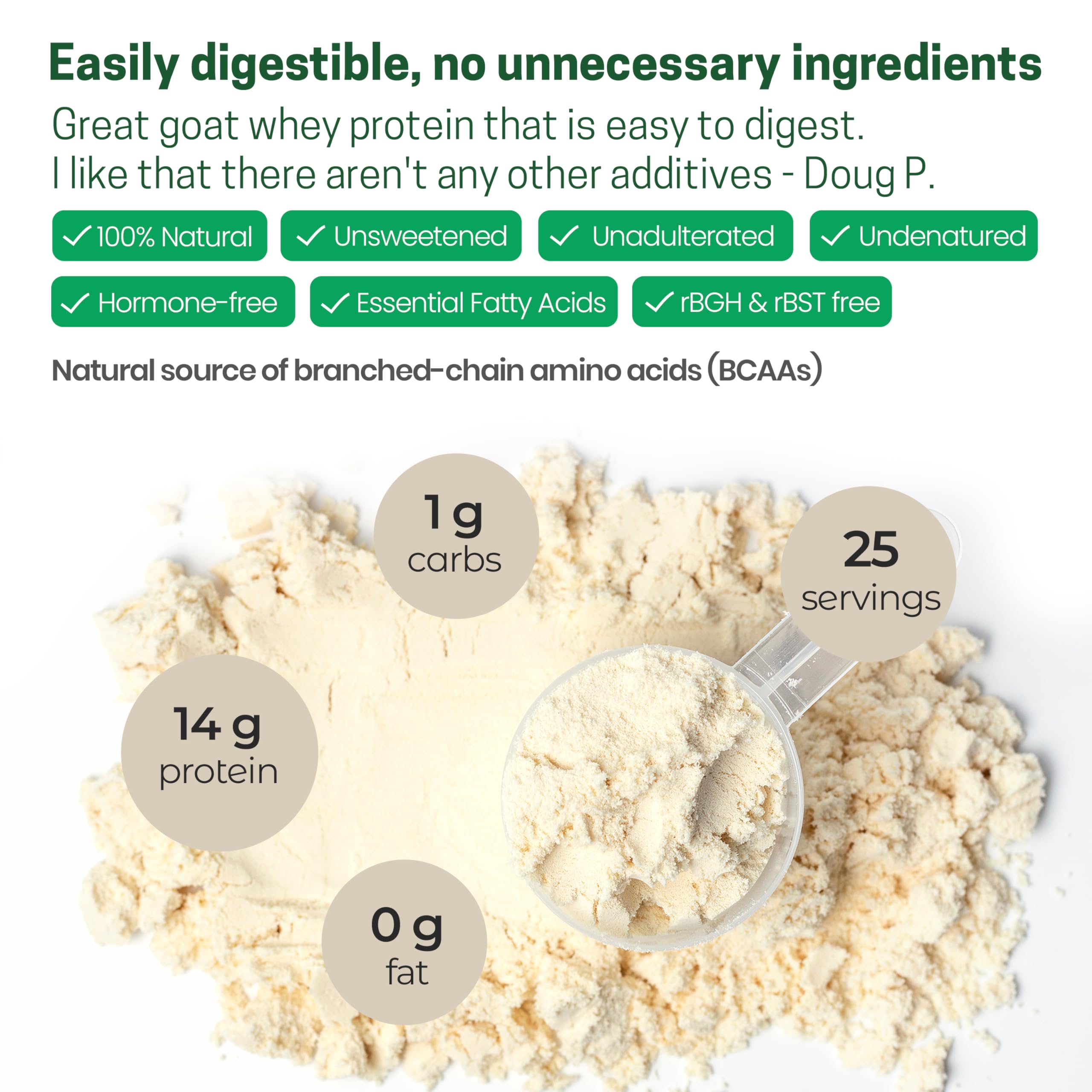 Z Natural Foods Goat Whey Protein Powder - 1 lb — Amazon image 5
