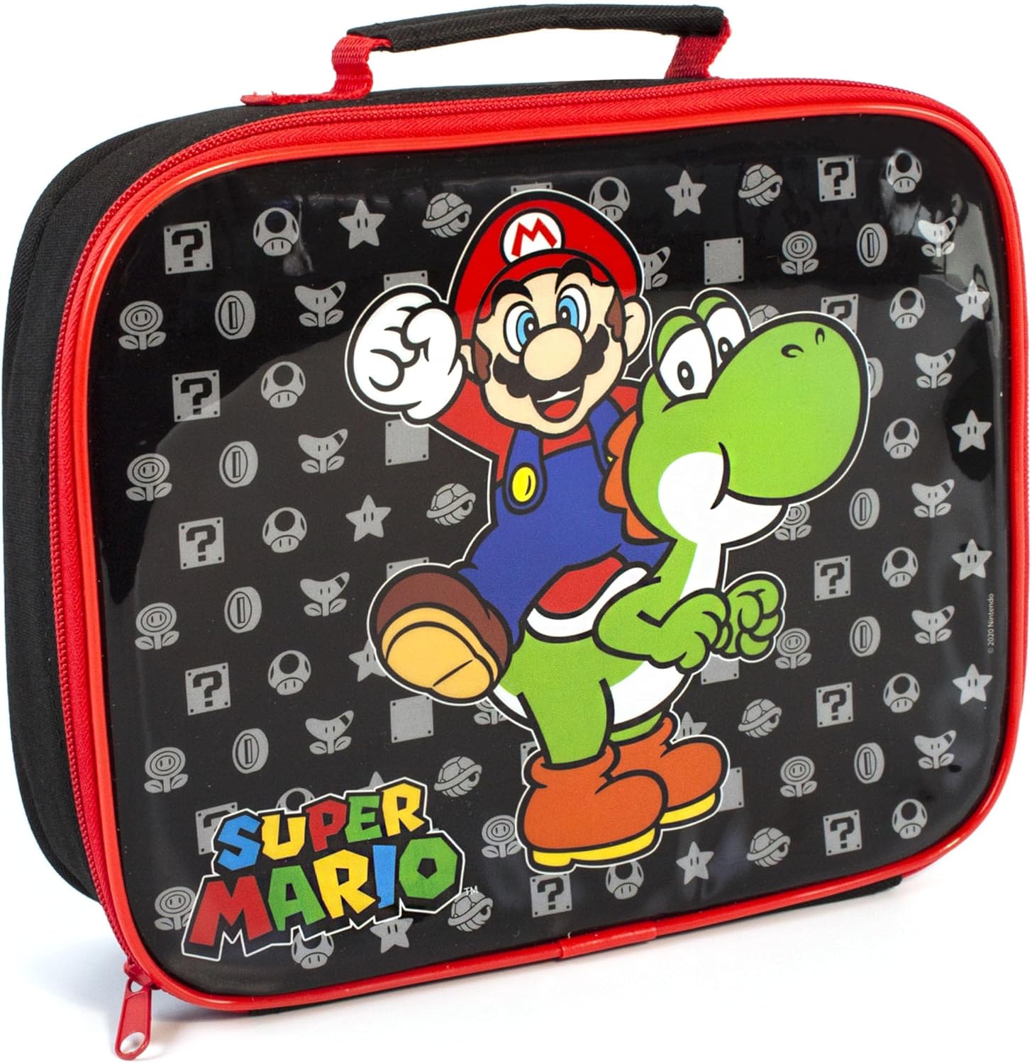 Super Mario Nintendo Kids Lunch Box Set Yoshi Food Bag BPA Free Water Bottle Snack Pot School Lunch Containers
