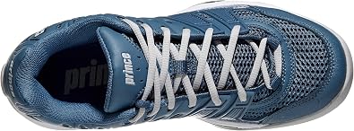 Prince T22 White/Navy/Silver Men's Shoes