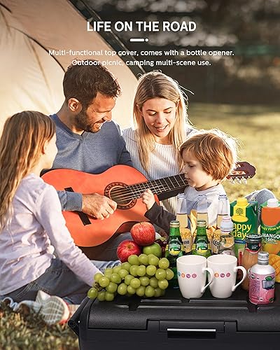 Miniatura 7 de PHILIPS TB7101 - Refrigerador de 12 voltios, refrigerador de coche de doble zona de 39 cuartos de galón, enfriador eléctrico con 1224 V CC,