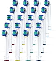 Vista 26 de Cabezales de cepillo de dientes de repuesto compatibles con Oral B Braun, 4 piezas de limpieza profesional de precisión para Oral-b 7000, Clean