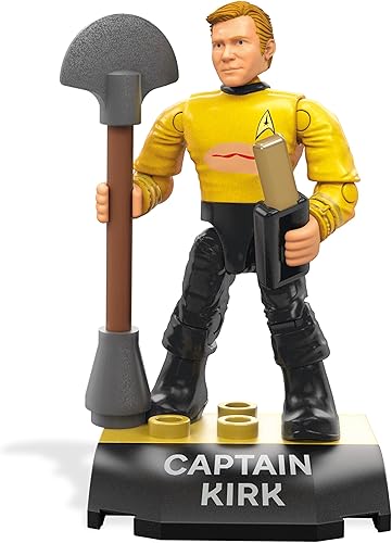 Mega Construx Heroes Captain Kirk - Juego de construcción