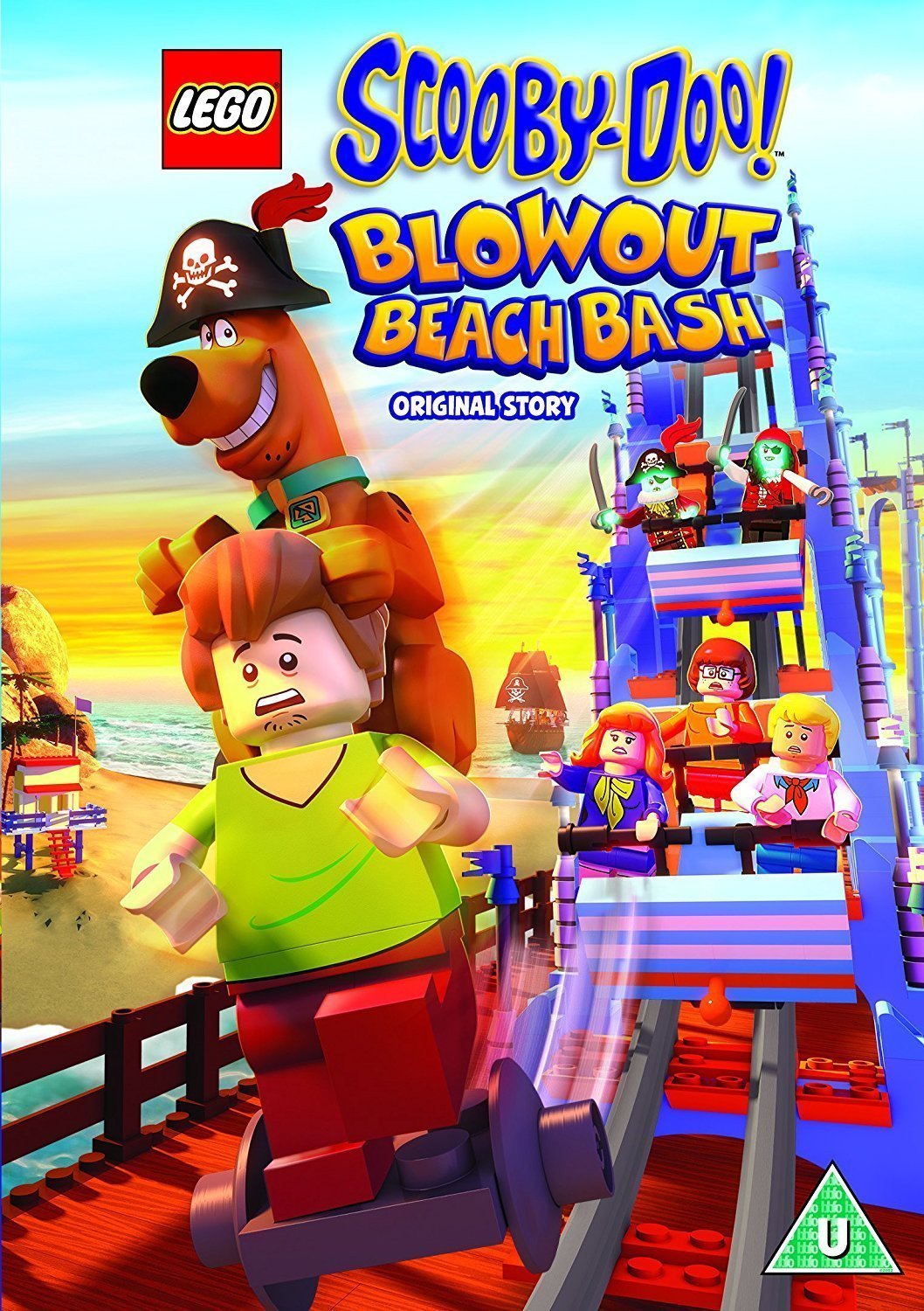 Lego Scooby Doo Blowout Beach Bash DVD 2017
