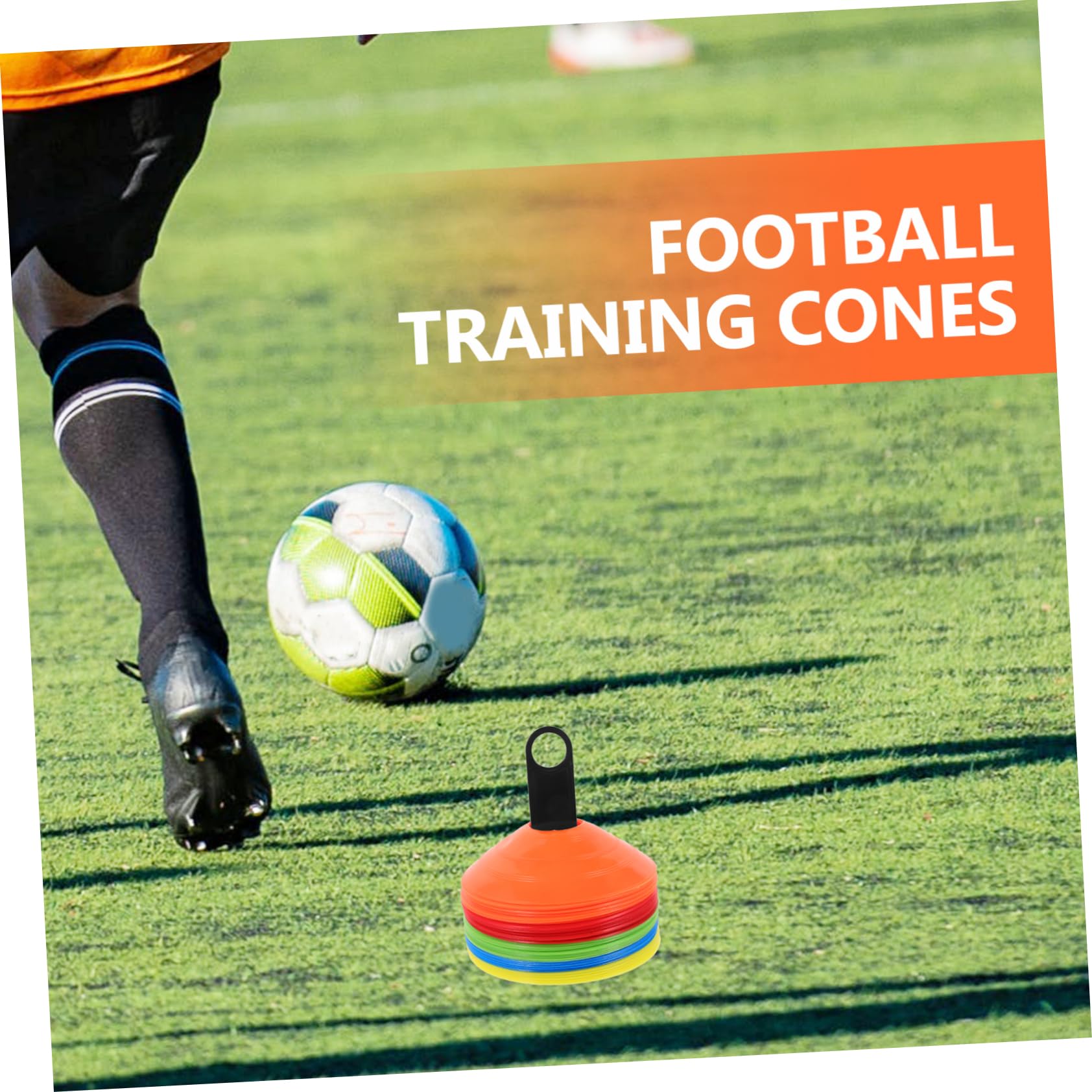 Coni Calcio in Plastica Coni per Allenamento Sportivo Agilità per Calcio e Basket