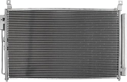 Vista 212 de TRQ Condensador de aire acondicionado compatible con Nissan Altima NI3030101 NI3030101 NI3030103 1998-2001