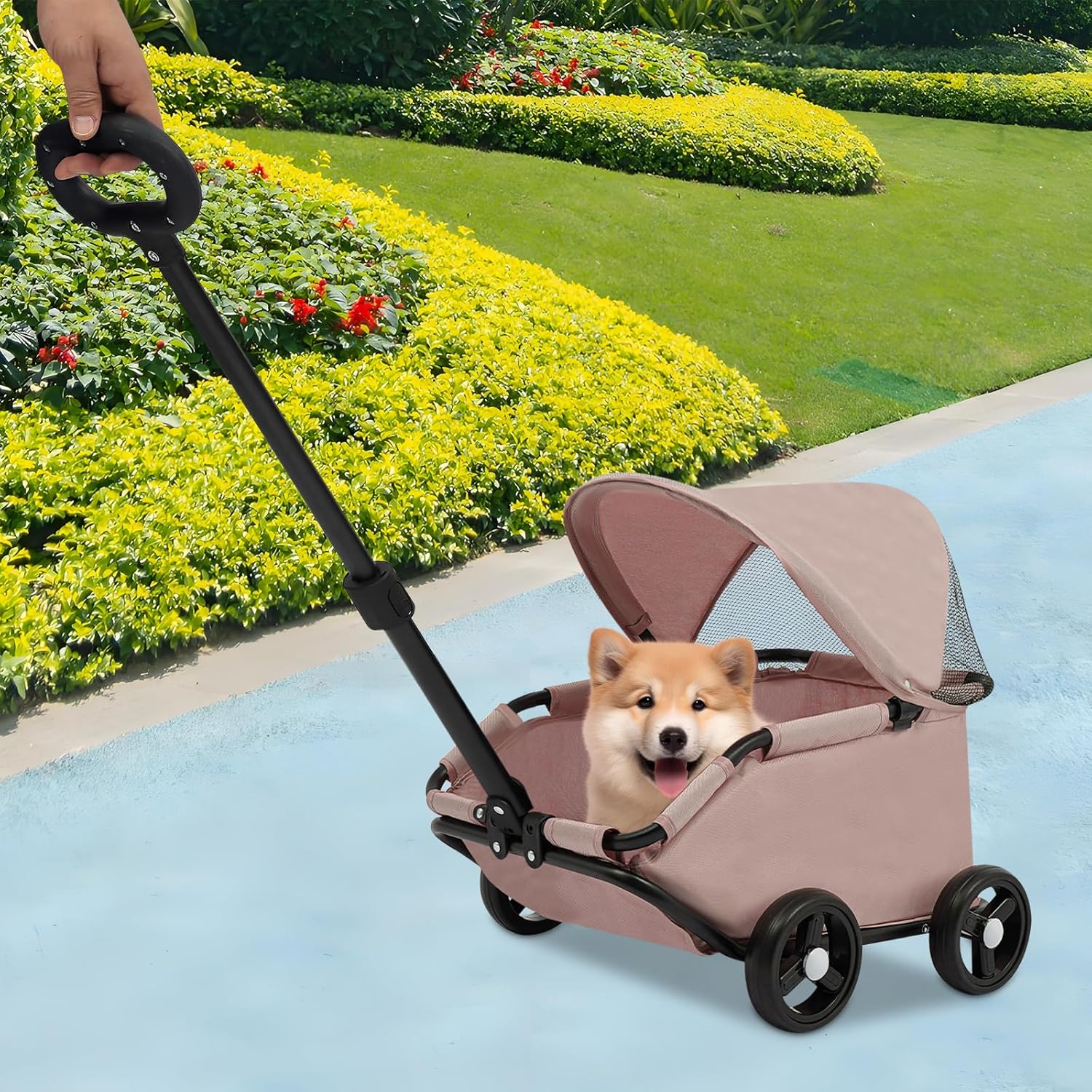 Adventure Awaits: Review of the Stylish 4-Wheel Dog Stroller with Sunshade