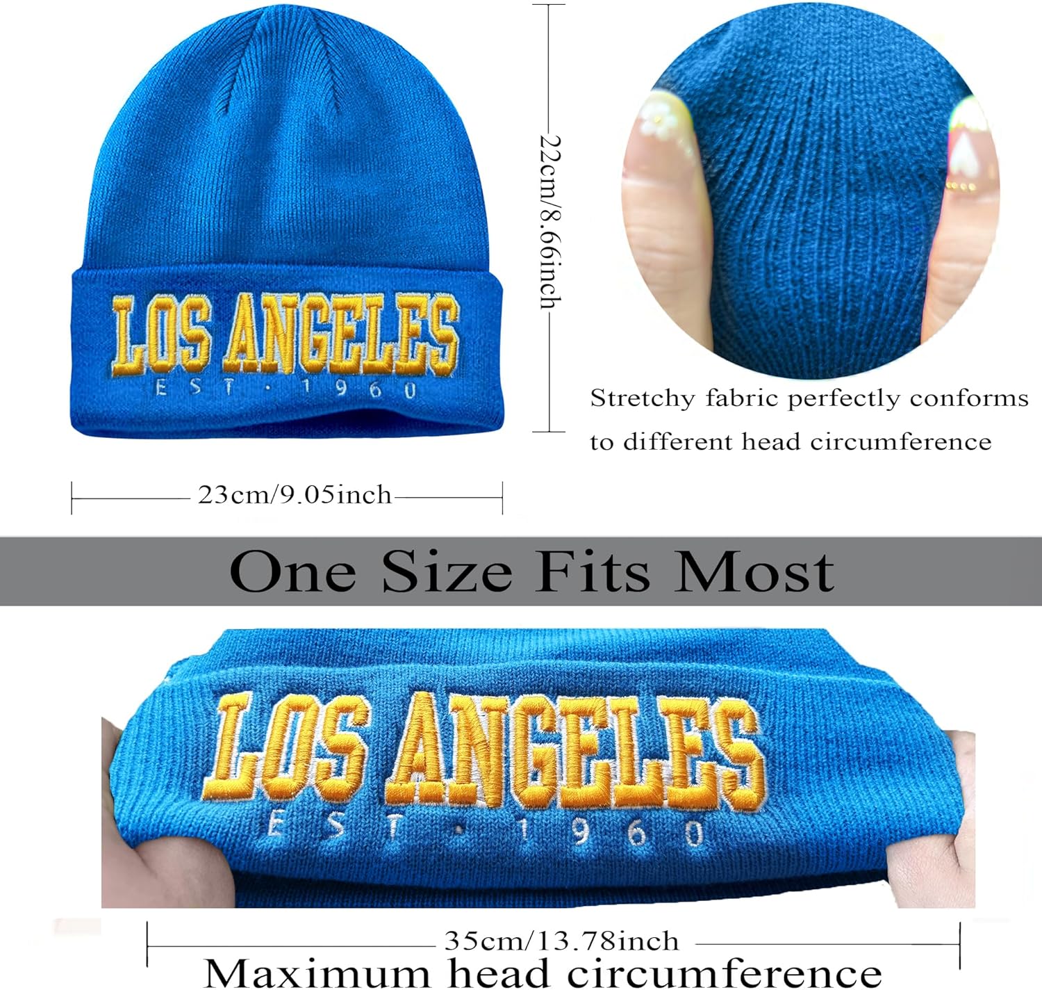 Beanie for Men Women Cuffed Thick Knitted Unisex Winter Hat Beanies, Ideal for Sports, for Men & Women - Image 2