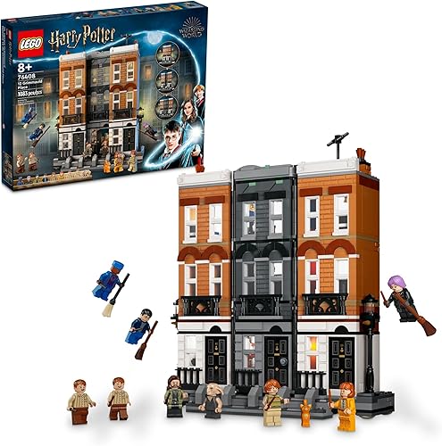 LEGO Harry Potter 12 Grimmauld Place 76408 - Juego de juguetes de construcción para niños niñas y niños a partir de 8 años 1083 piezas
