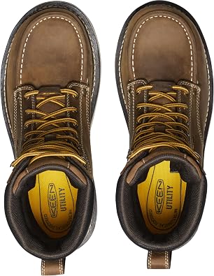 KEEN Utility Men's Cincinnati 8 Composite Toe Waterproof 90 Degree Heel Heavy Duty Work Boots