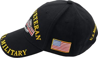 Eagle Emblems Mens CIB Combat Ready Embroidered Ball Cap Adjustable Black
