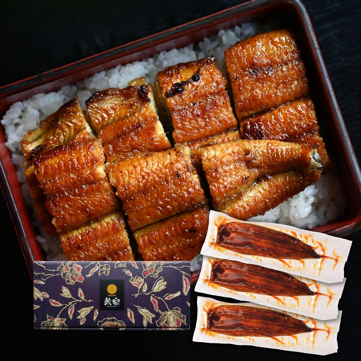 鰻楽 国産 うなぎの蒲焼き 420g (