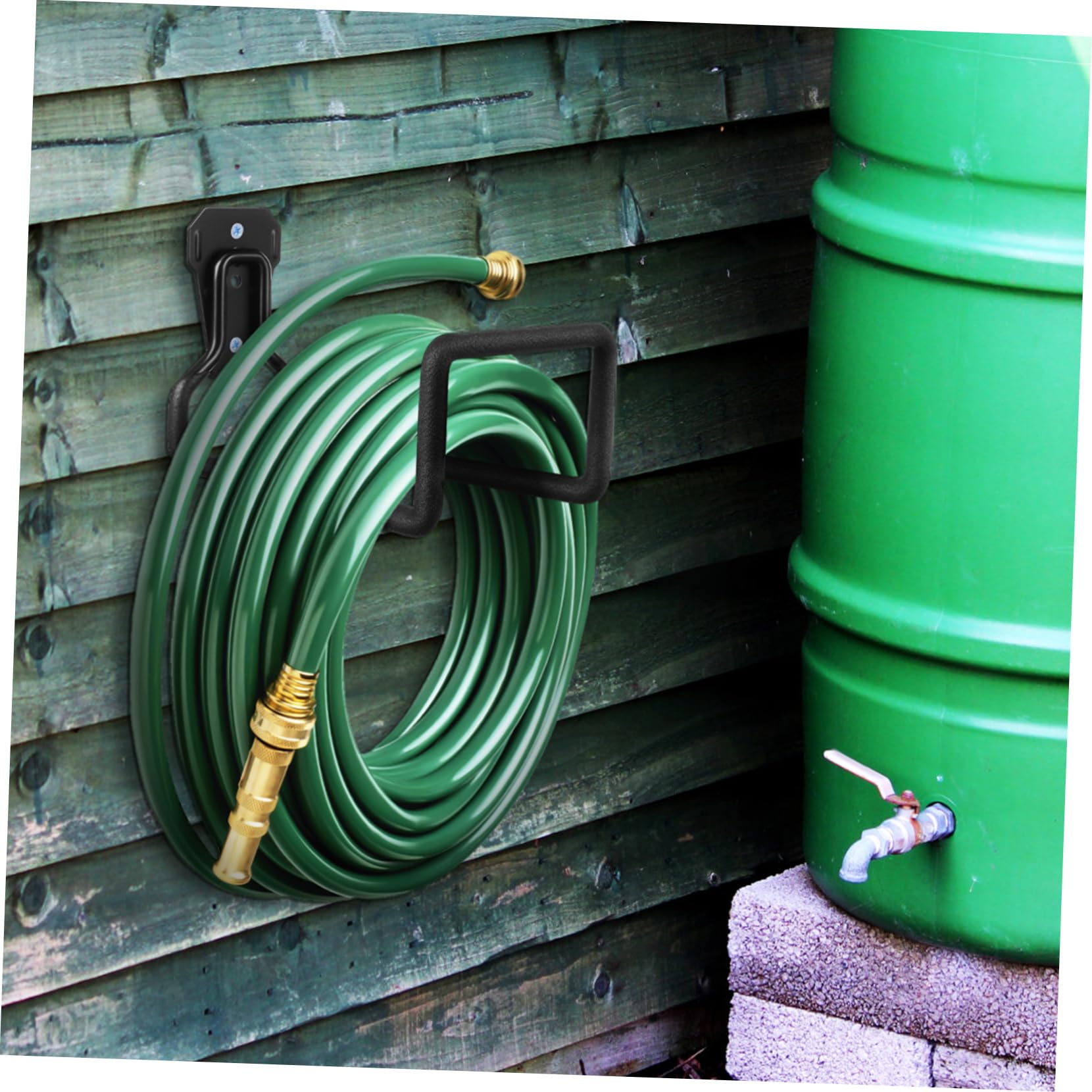 2stücke Haken Für Garage Und Schuppen Wandhaken Für Gartenschlauch Werkzeugaufhänger Aus Metall Universalhaken Zum Aufhängen Schlauchaufbewahrung Mit Hoher Tragfähigkeit