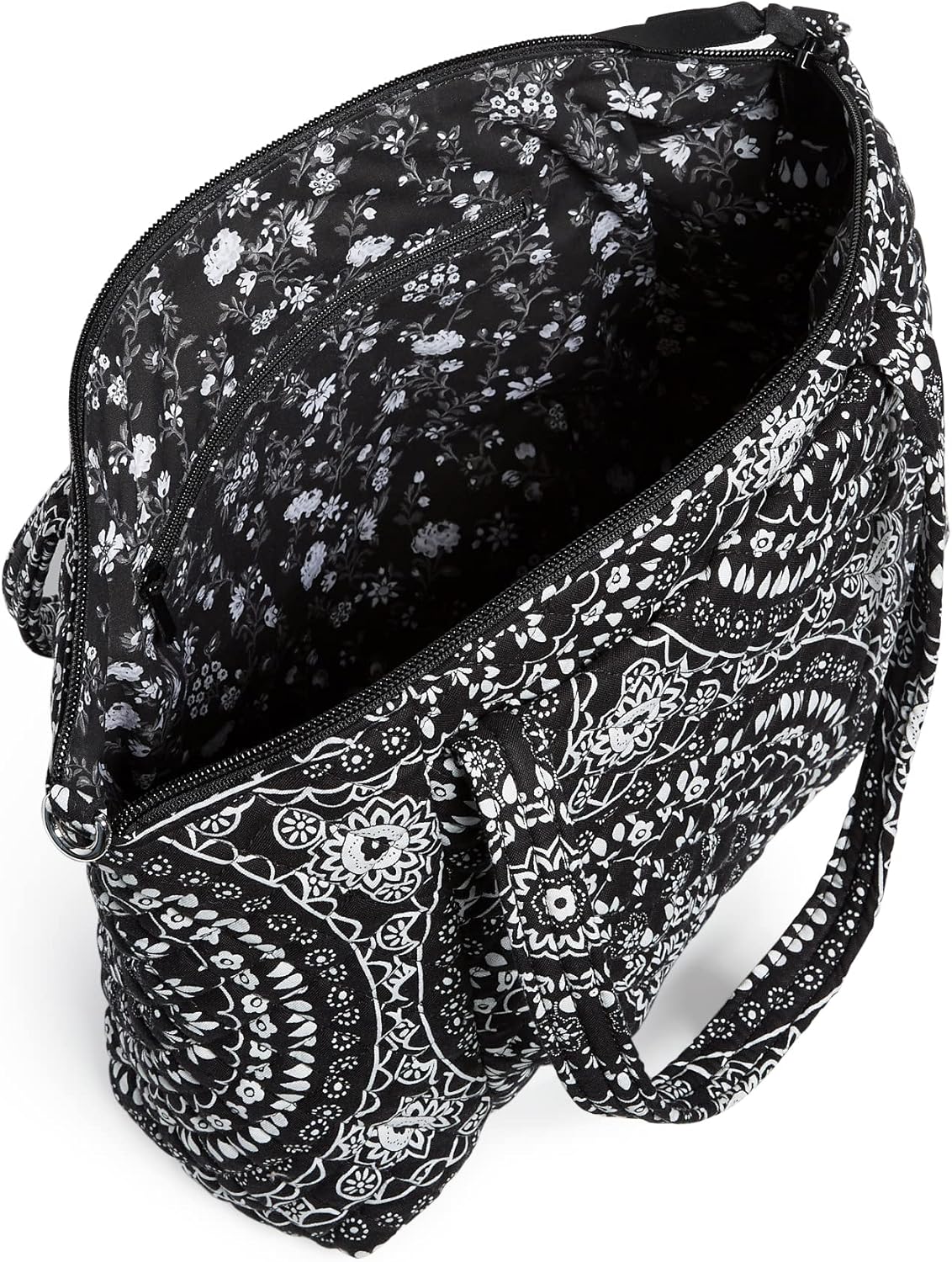 Women's Cotton Pleated Multi-Strap Shoulder Satchel Purse - Image 4