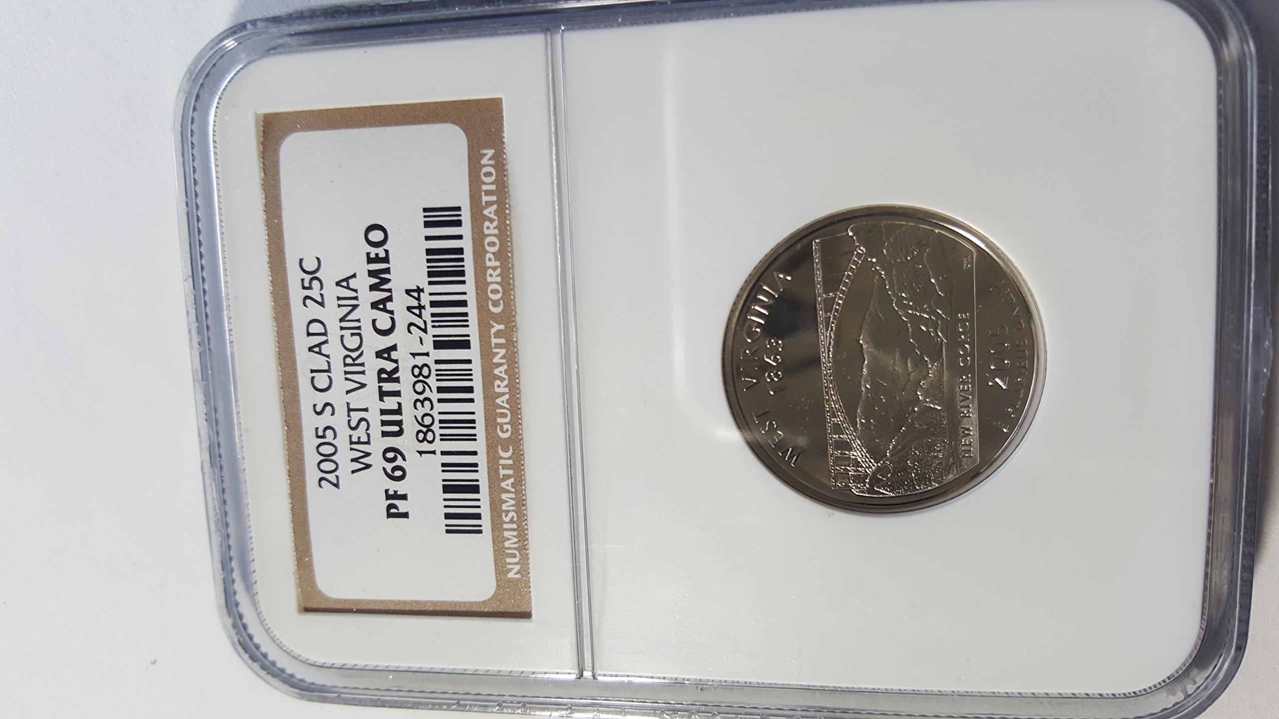 2005 S 2005 GEORGE WASHINGTON QUARTER DOLLAR Quarter PF-69 NGC at 