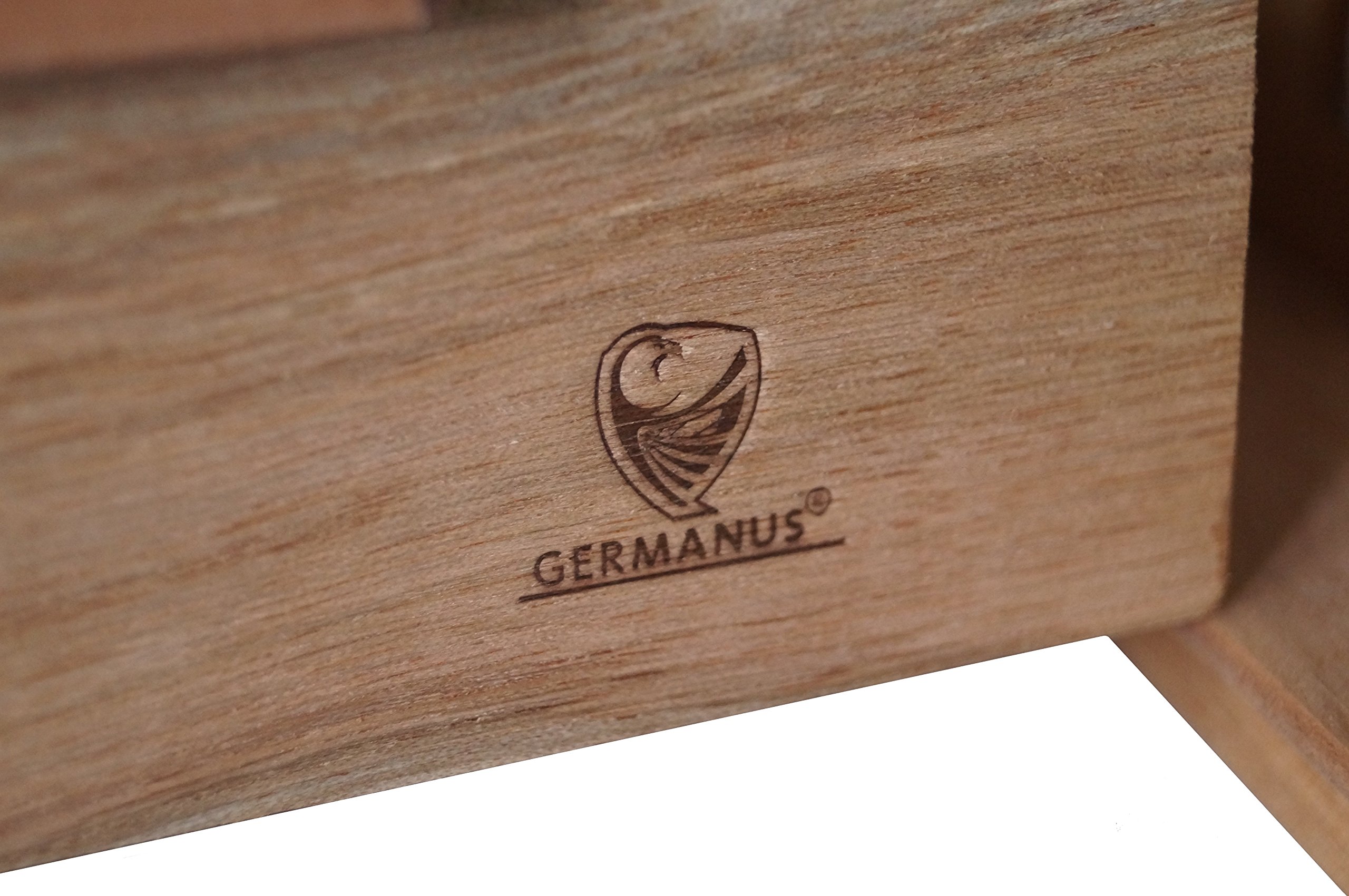 Germanus Dravus II - Umidificatore per sigari, con venature marroni