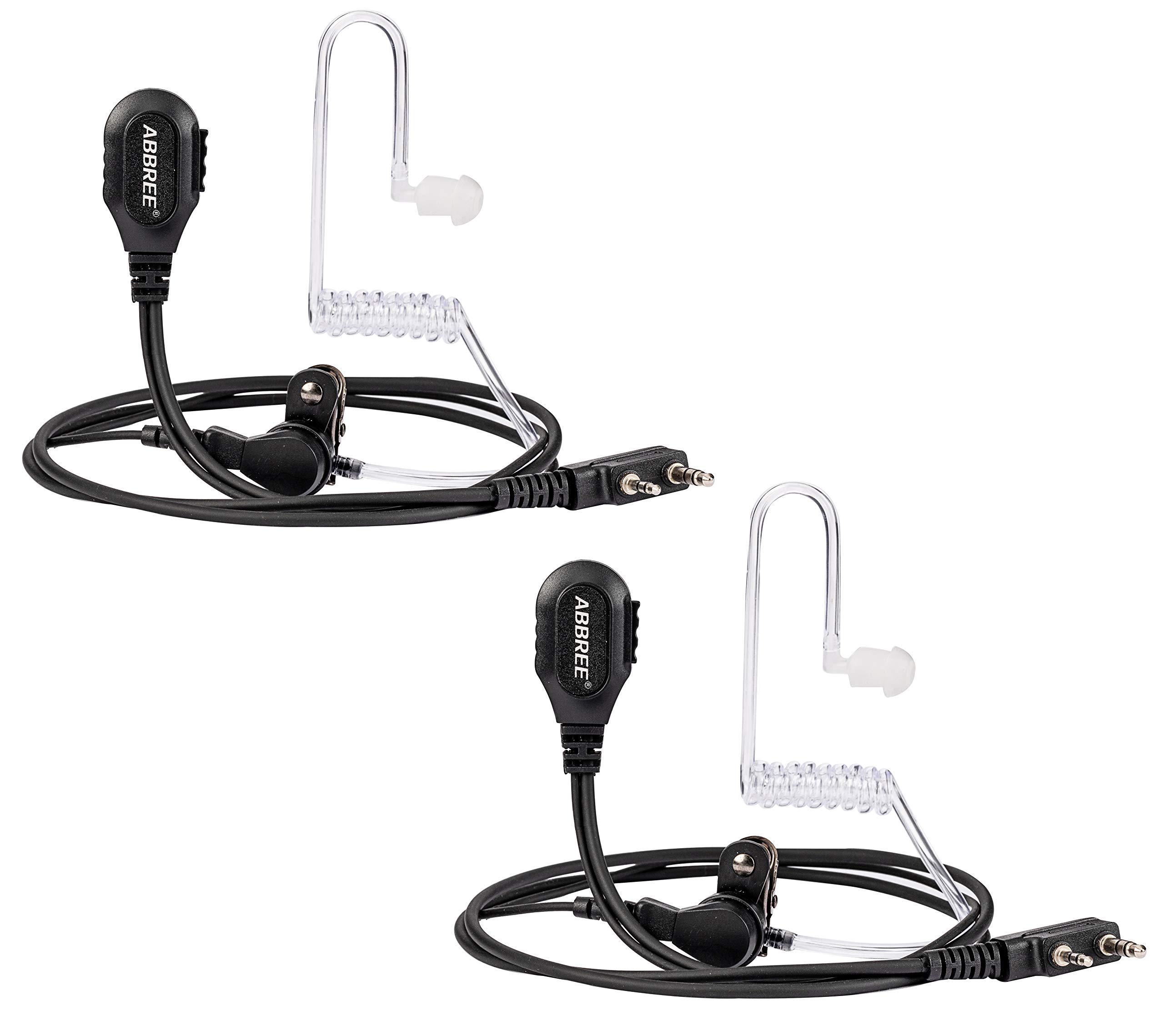 Jecdfs 2 Auricolari Cablati Con Microfono Per Walkie Talkie – Compatibili Con BF-888S, BF-777S, UV-5R E Altri Baofeng