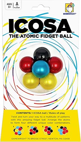 Vista 5 de Brainwright - ICOSA - La bola antiestrés atómica - ¡Gira, gira, estira!