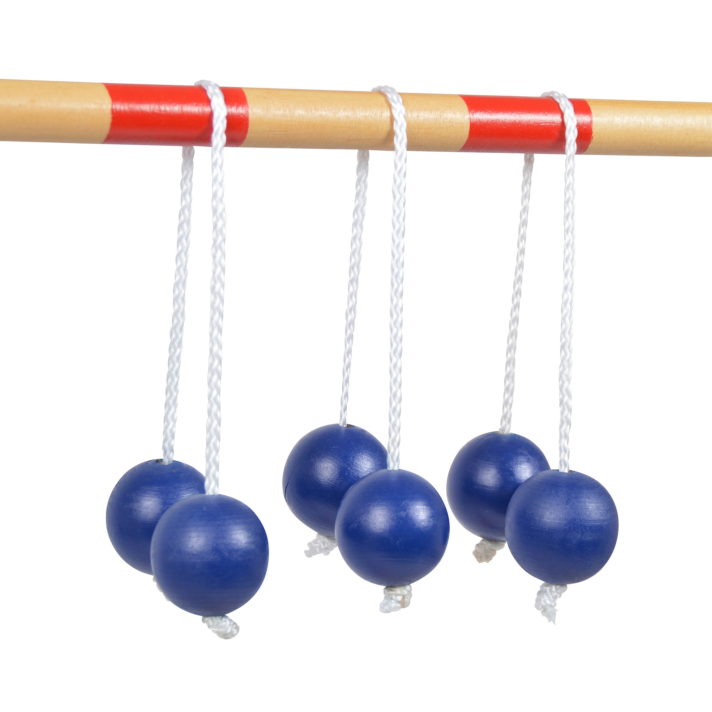 Produktbild von GYMAX 2er Set Leitergolf Aus PVC, Wurfspiel Mit Bolas & Tragetasche