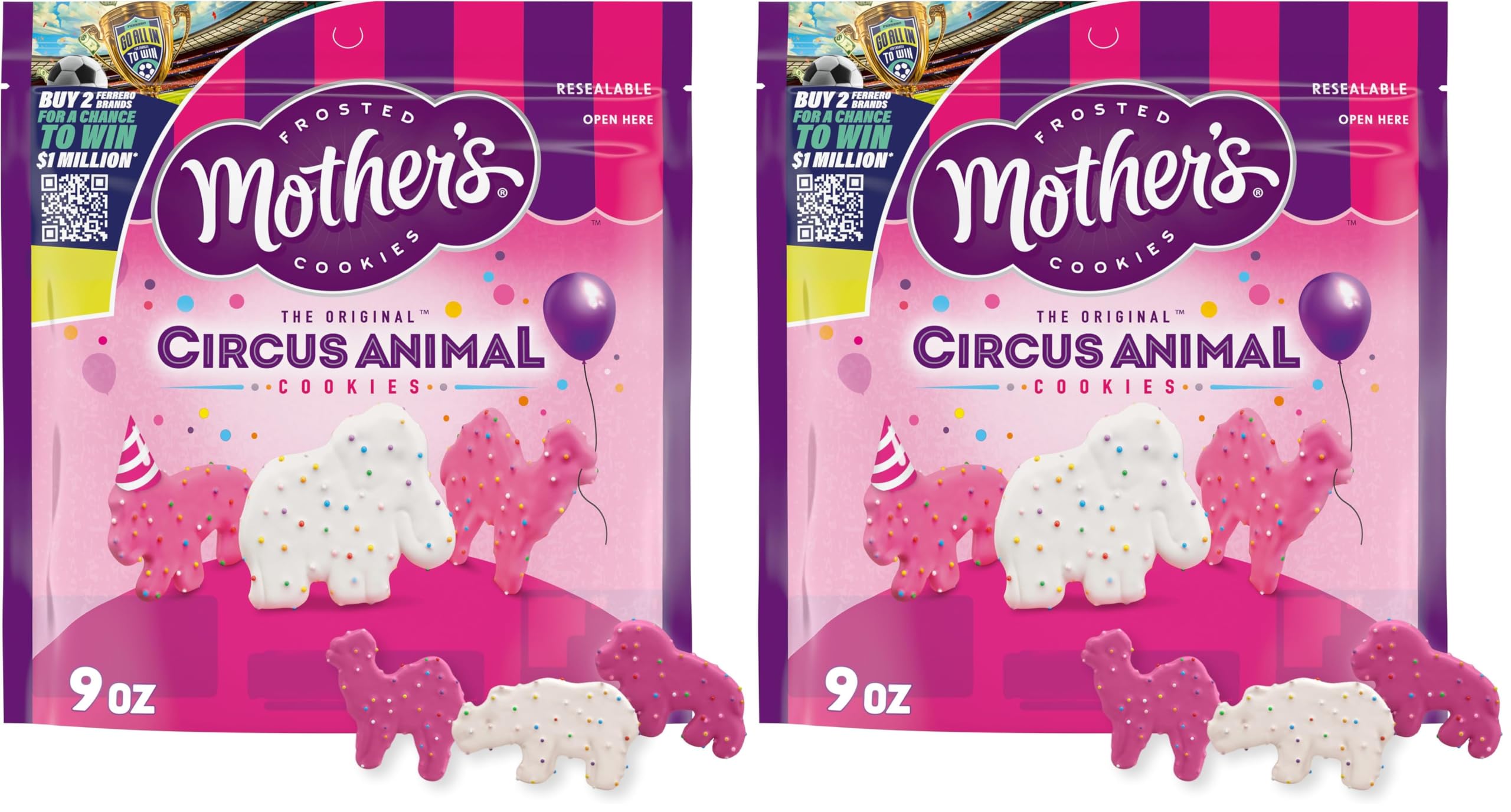 Amazon.com: Mother's Circus Animal Cookies, 9oz (Pack of 2