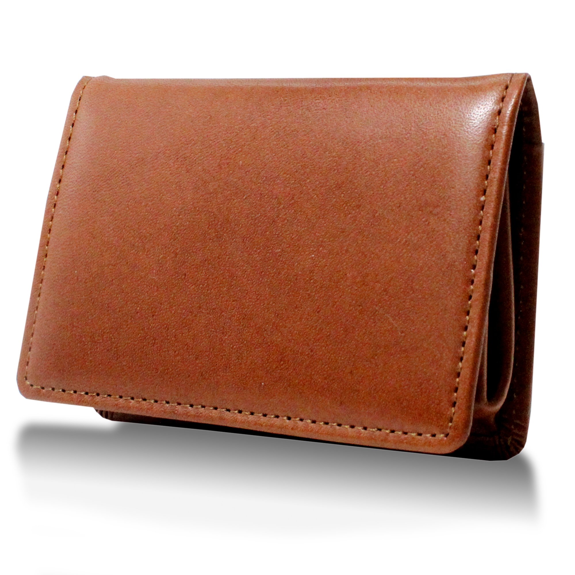 Tochigi Leather Coin Purse Men Genuine Cowhide Compact Wallet Tan Japan Made