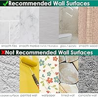 Vista 6 de Adhesivo de repuesto para organizador de ducha, tira adhesiva de ducha, gancho organizador de estantes de almacenamiento de baño, ganchos adhesivos