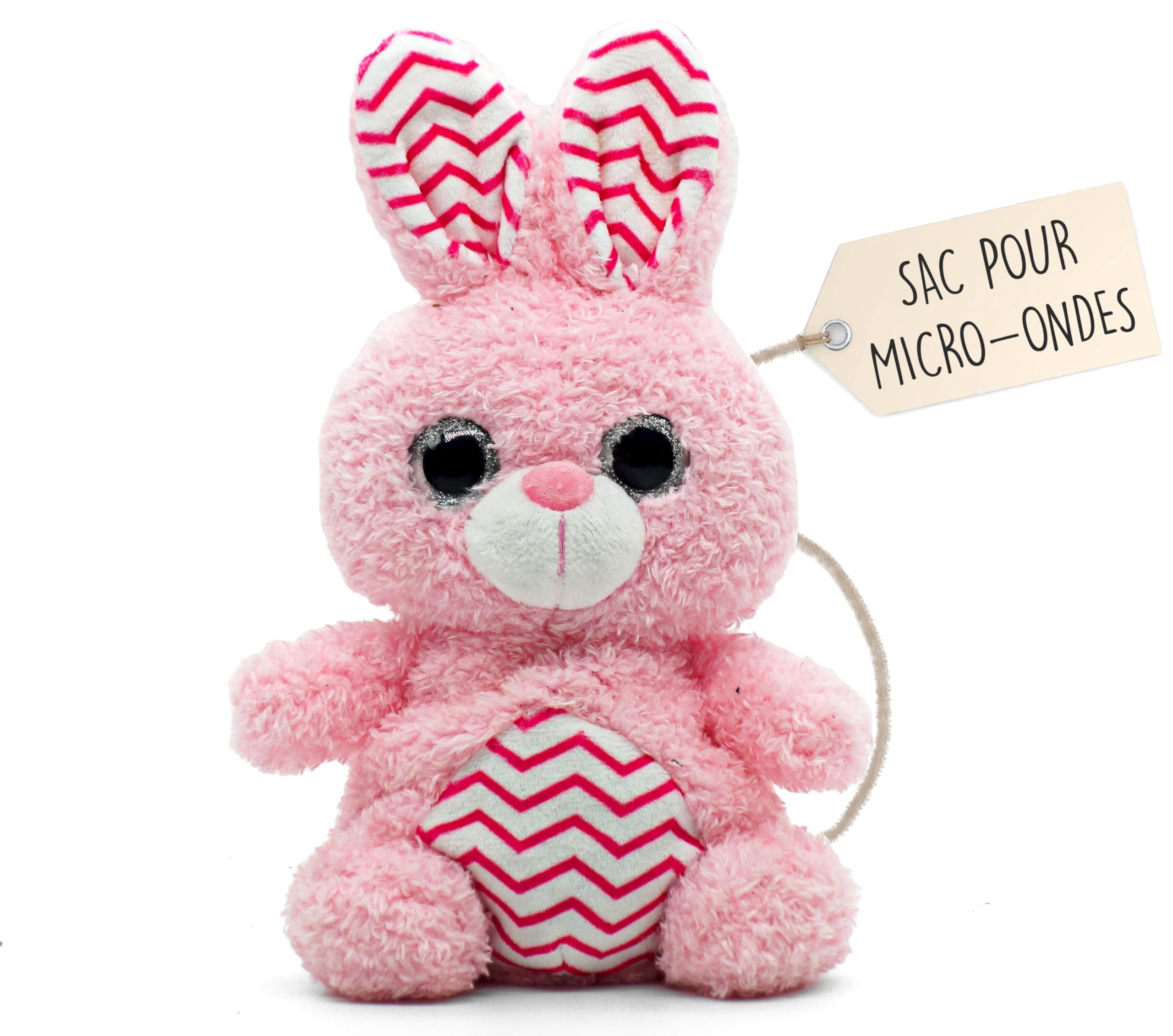 Bouillotte Peluche Lapin Micro-Onde - 15cm Pour Bébé Et Enfants