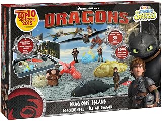 CRAZE 54292 Kinetic Play Train Magischer Magic Sand, Dragons Island, 800 g, Multi Color