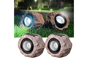 Timeflies Solar Rock Lights Outdoor: Illuminate Gardens with Sustainable Glow