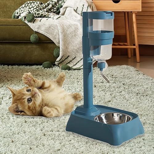 Miniatura 5 de Bebedero automático de agua para mascotas, dispensador de agua de pie para mascotas, fuente de bebidas portátil, cuenco para cachorros, hámsters,