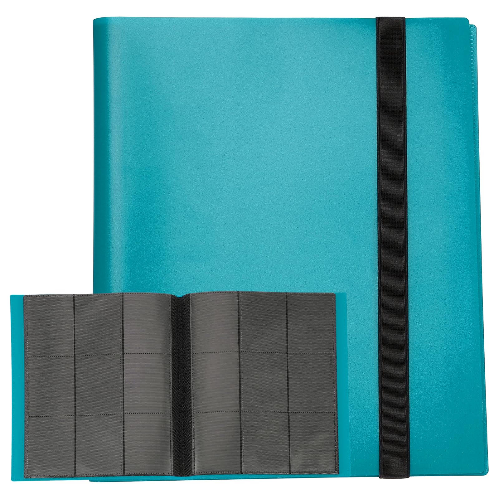 Classeur de cartes 9 poches 540 emplacements album de cartes pour JCG bleu marine