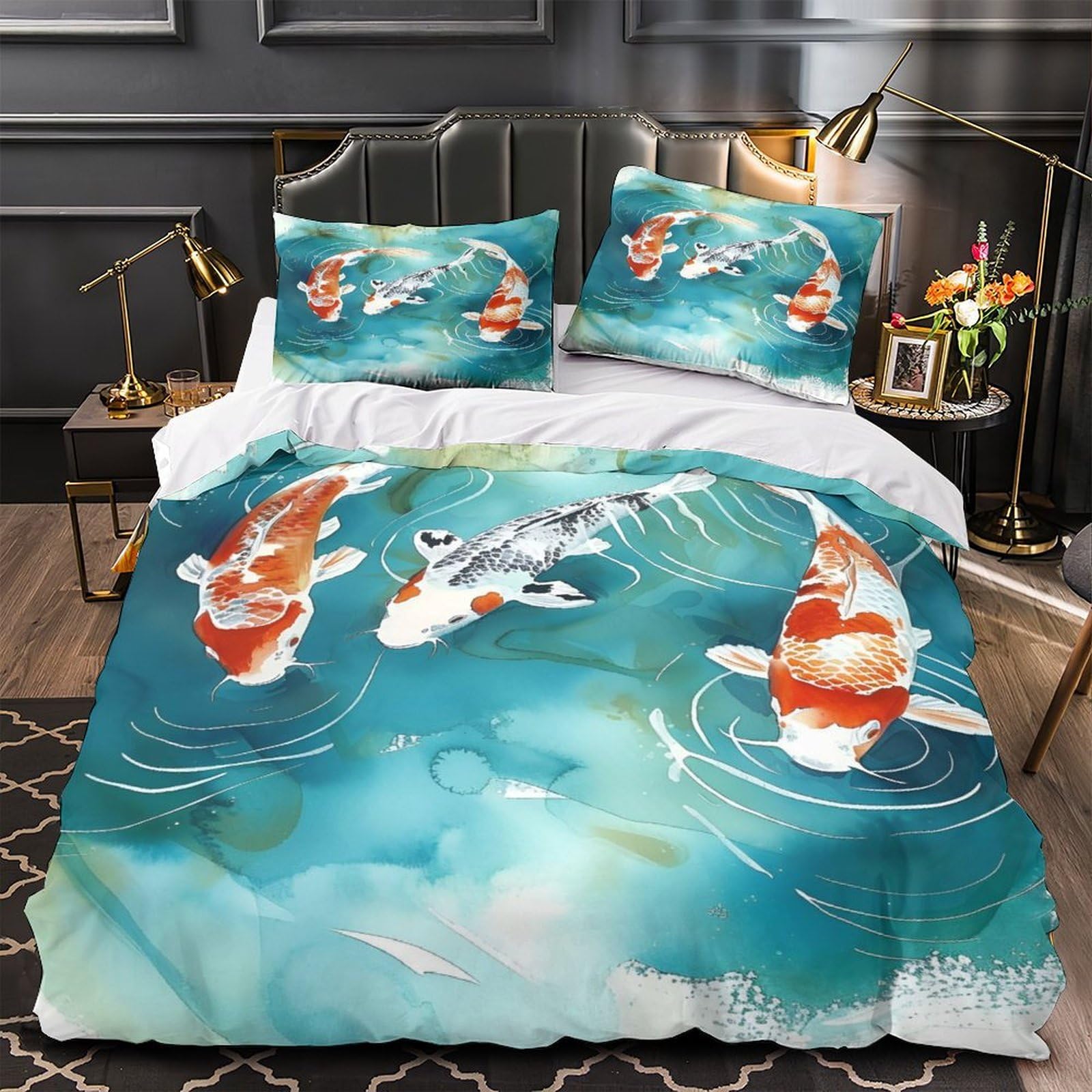 Housse de couette kayak hypoallergénique pour lit 220x240
