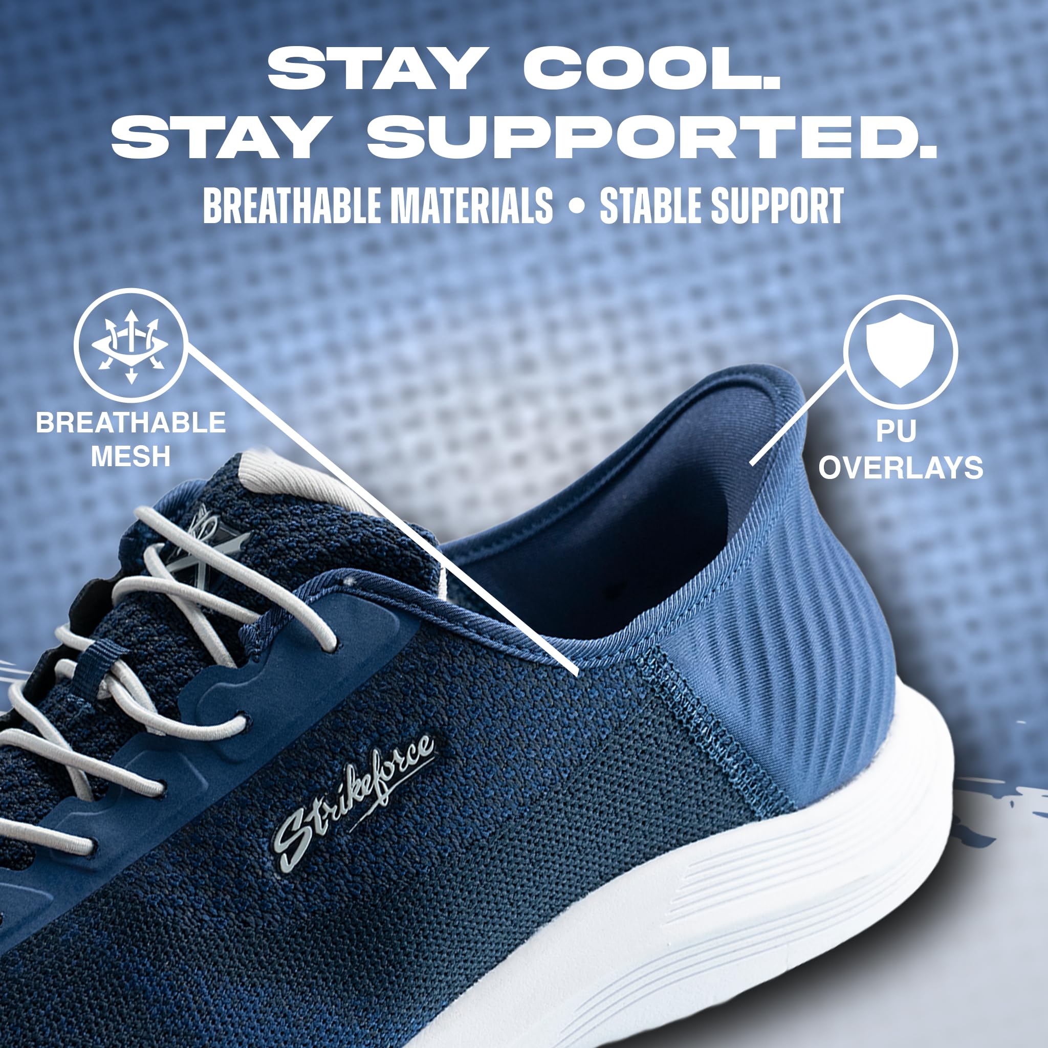 KR Strikeforce Pilot Navy Herren Athletic Bowlingschuh