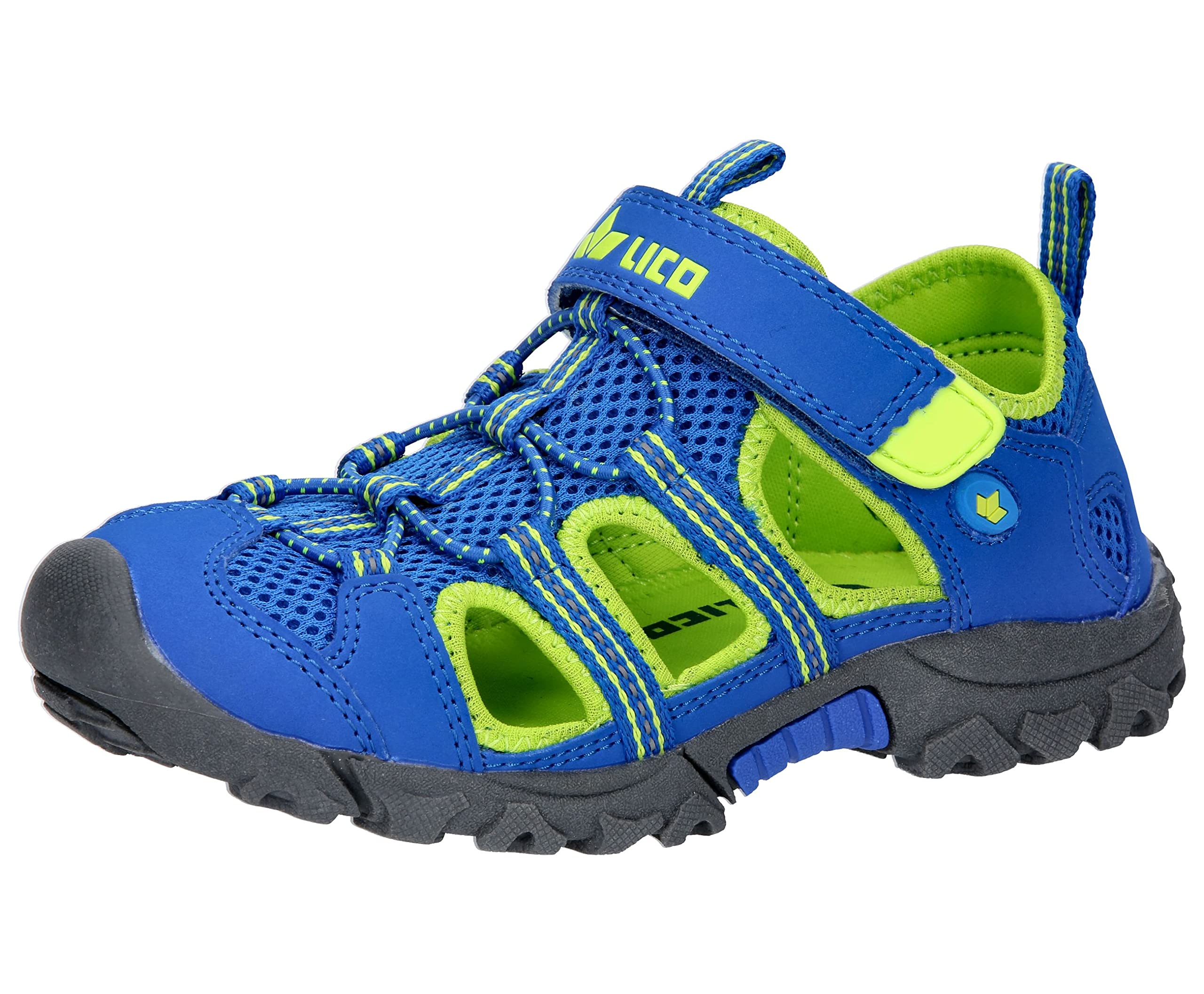 Lico Unisex Children's Mel Vs Sandals, Blue Lemon, 11.5 UK Child