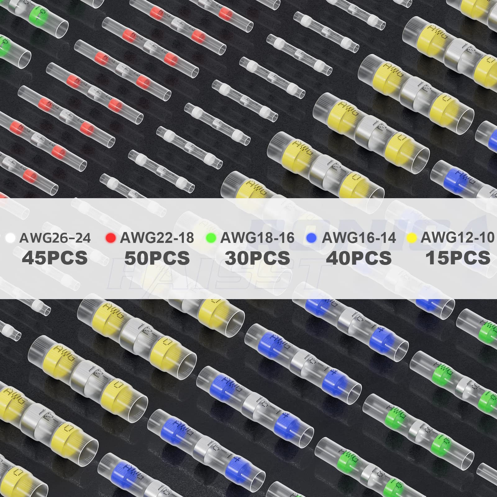 400PCS Solder Seal Wire Connectors With Heat Gun, Solder Stick Wire Connectors S